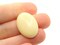 4 25mm x 18mm Ivory Swirling Oval Vintage Lucite Flatback Cabochons